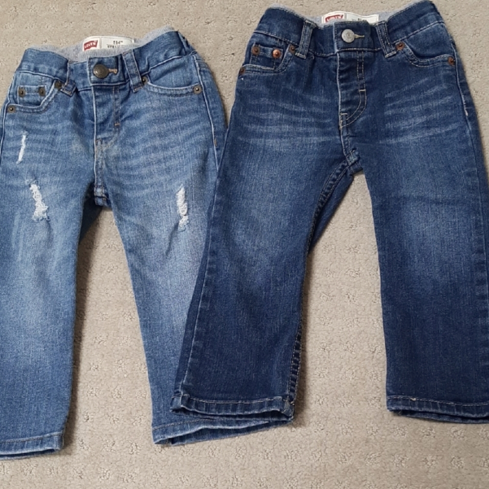 Levi's  2 Pair Kids Blue Denim Jeans